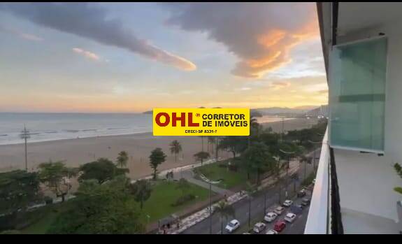 APARTAMENTO DE FRENTE PRAIA   GONZAGA  SANTOS