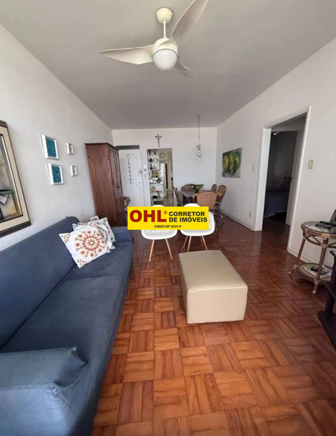 APARTAMENTO FRENTE AO MAR NO MELHOR BAIRRO DE SANTOS